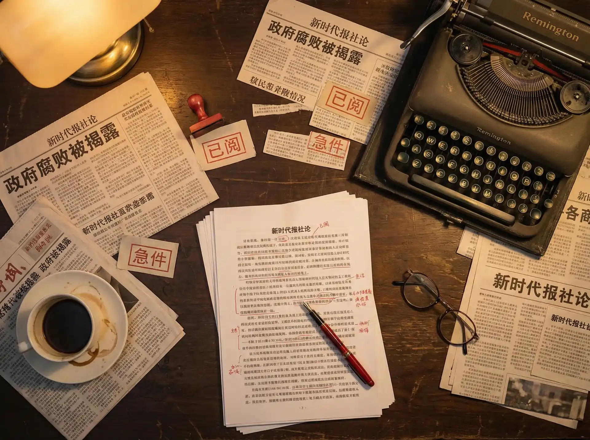 黑料不打烊 - 报社编辑部工作场景